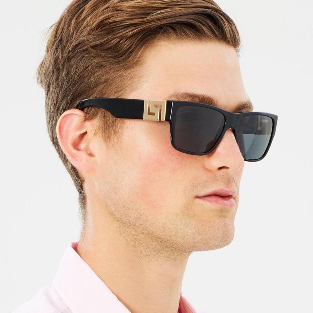 BRAND NEW Versace VE4296 GB1/87 Black Men Sunglasses